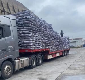 High-quality jute stick charcoal packaged for export to China, USA, and UK | Captain Charcoal Industries Ltd.